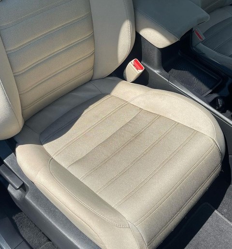 extreme stain removal seat after interior detail